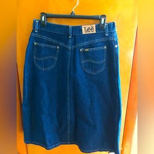 Vintage 80s Lee Denim Skirt